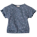 Vorschaubild T-Shirt Rüschenärmel Frühlingsblumen