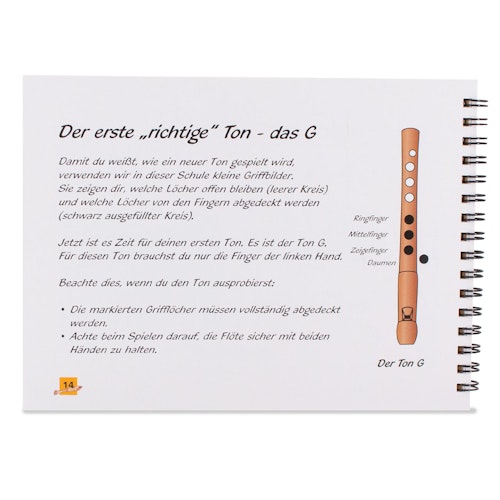 Einfach erklärt - Blockflöte Musikbuch ab 6 Jahre