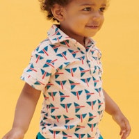 Kurzarm Poloshirt Frottee Wal-Details