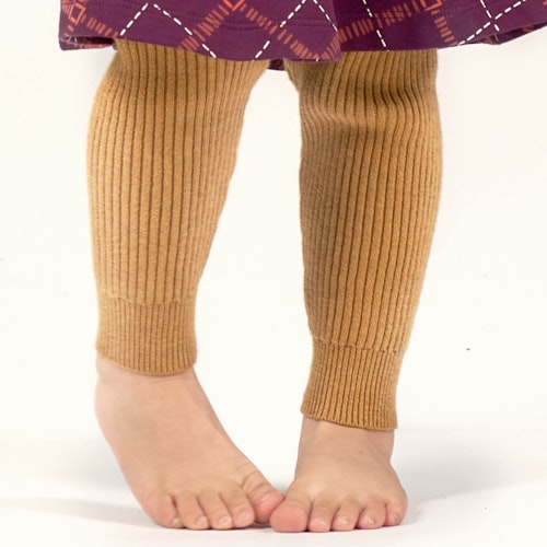 Warme Strickleggings Kinder