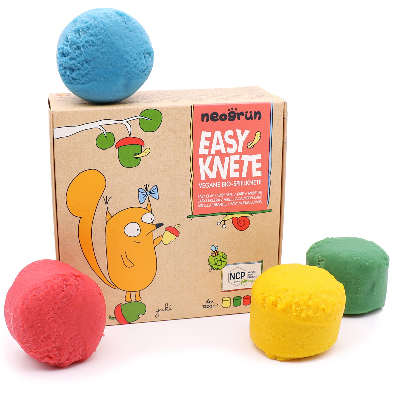 Bio Softknete für Kleinkinder 4er Set Yuki