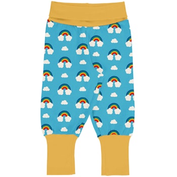 Mitwachsende Freizeithose Bündchen Regenbogen