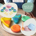 Vorschaubild Bio Softknete für Kleinkinder 4er Set Yuki