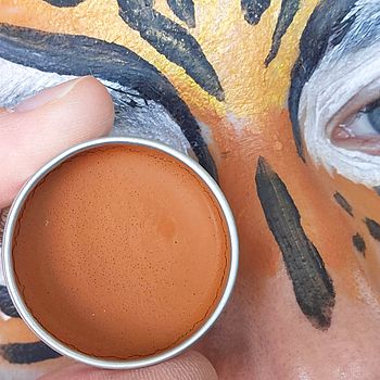 Bio Kinderschminke Orange im Einzeltiegel, 6 g