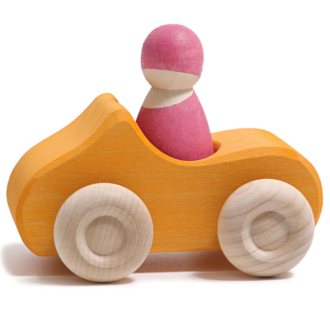 Holzauto kleines Cabrio mit Männchen ab 1 Jahr