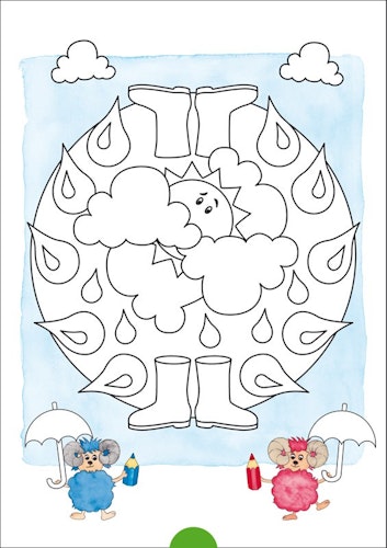 Malbuch Mandala ab 3 Jahre