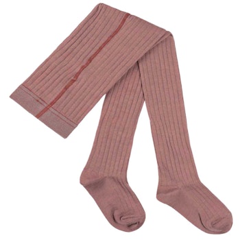 Strumpfhose Wolle-Baumwolle rosa