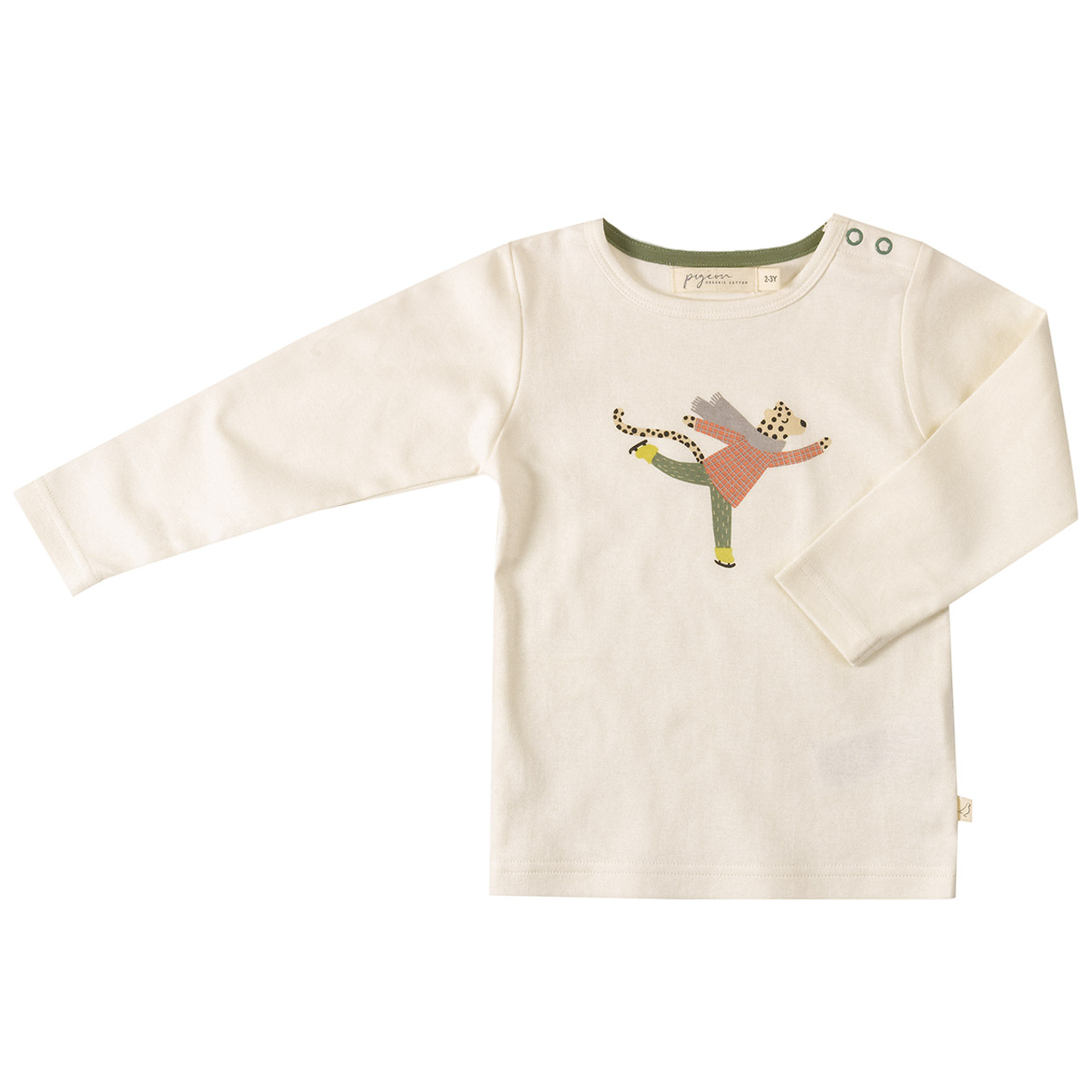 Shirt Langarm Skater Leopard