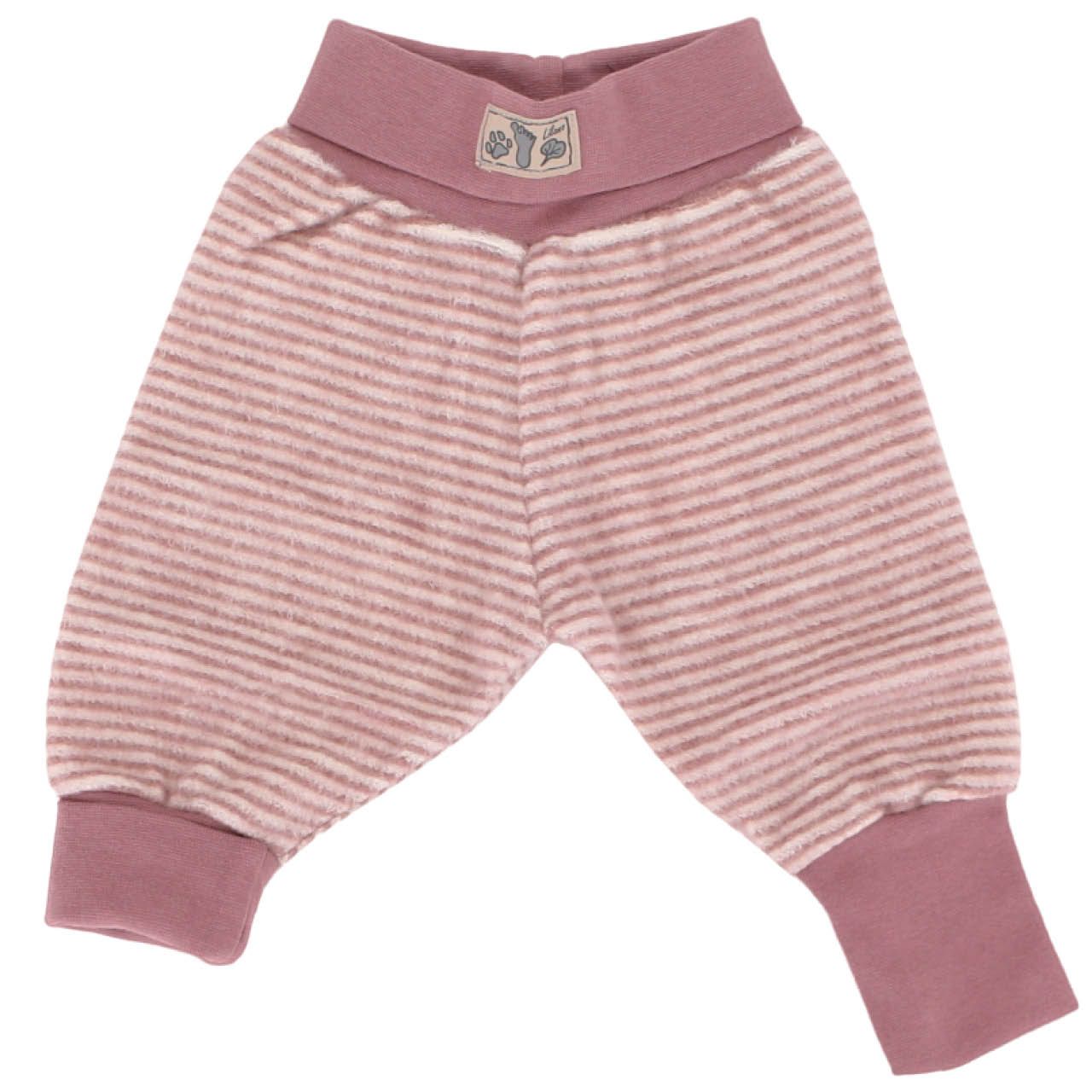 Freizeithose Lilano Bündchen Schurwolle Uni