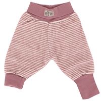 Freizeithose Lilano Bündchen Schurwolle Uni