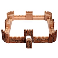 Kleine Ritterburg 16 Teile -  Burgmauern 4,3 cm hoch