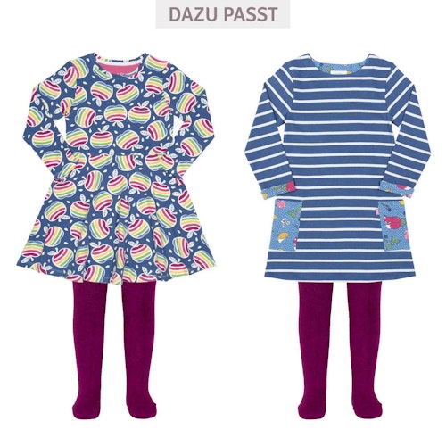 Punkte Skater Kleid langarm