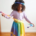 Vorschaubild Kleines Regenbogen Tanzband aus Seide 0,9 m