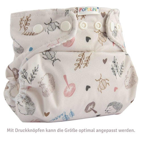 Snap2fit Überhose beige das 2in1 System Waldmotiven