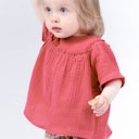 Vorschaubild Musselin Baby Sommer Shirt luftig, leicht