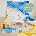 Vorschaubild Spieltuch Bio-Baumwolle Strand 100 x 100 cm