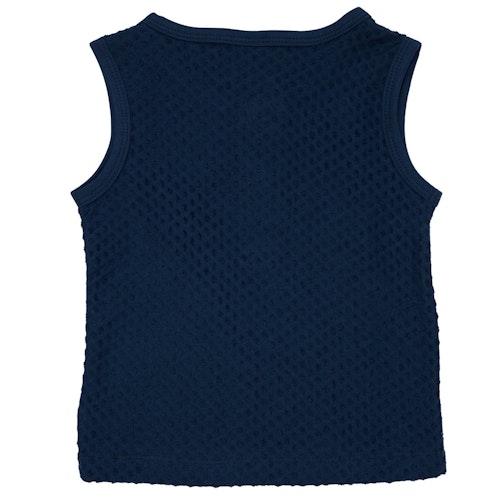 Weiches Frottee Top Pünktchen Design