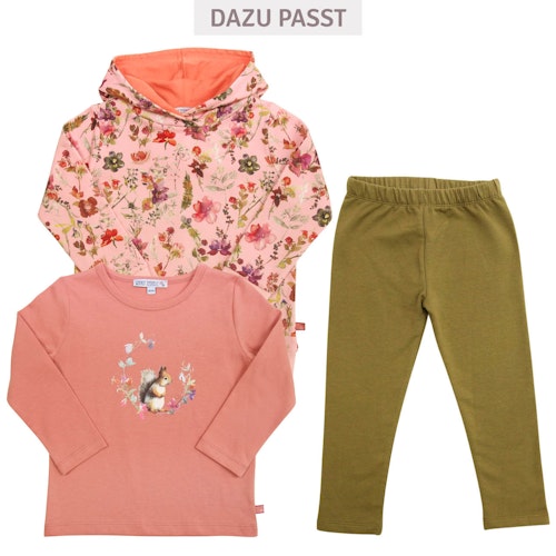 Langarmshirt mit Eichhörnchen Druck