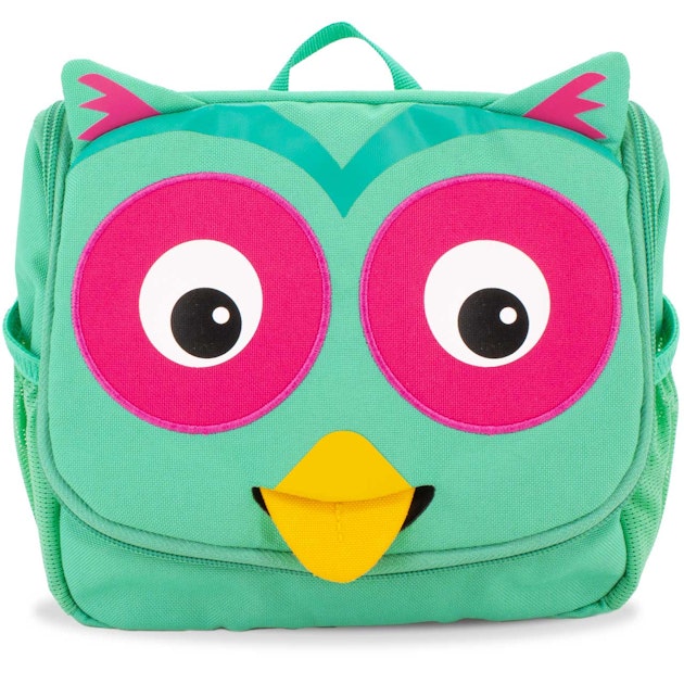 Affenzahn Kulturbeutel Eule grün mit Ziehzunge online kaufen