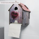 Vorschaubild Toilettenpapierhaus Gartenzwerg – Klopapierhalter aus Holz
