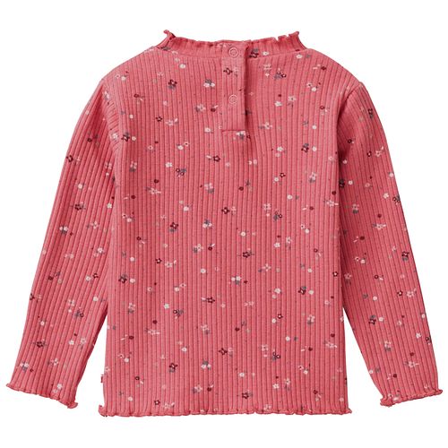 Langarmshirt People Wear Organic gerippt Stehkragen