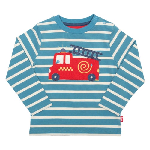 Langarmshirt Feuerwehr Streifen
