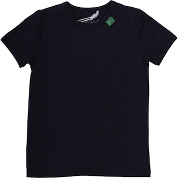 Bio Kurzarmshirt - tolles dehnbares Basic Shirt - navy
