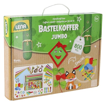 Bastelkoffer groß grün 800 Teile ab 5 Jahren