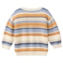 Vorschaubild Edle Strickjacke Musterstrick dunkelblau