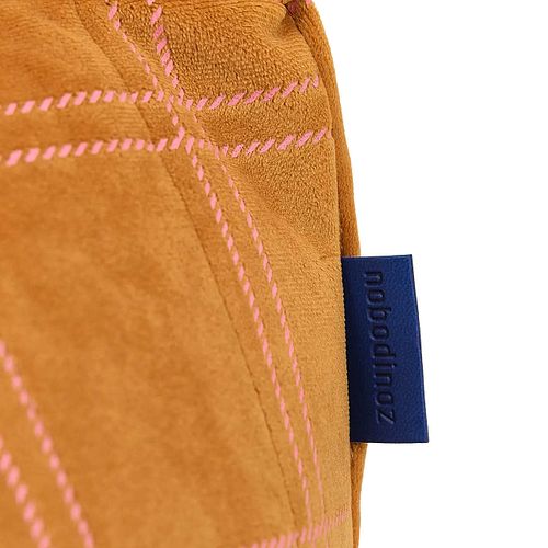 Sessel Sitzsack für Kinder gelb-rosa - 72 x 75 x 42 cm