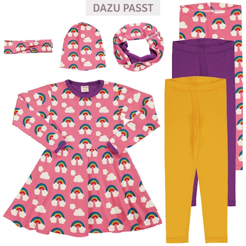 Elastisches Haarband Regenbogen rosa