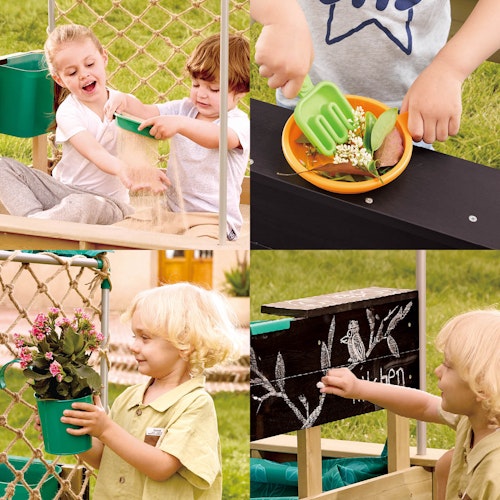 All-in-One Sandkasten-Set mit 8 Elementen