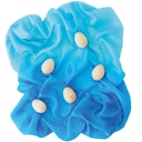 Vorschaubild Spieltuch Seide Glockenblumen-blau mittel 89 x 89 cm