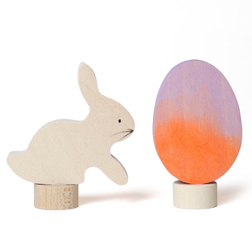 Grimms Stecker Osterset Hase mit buntem Ei