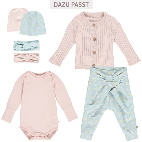 Leichte Baby Beanie Gänseblümchen