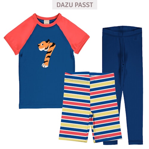 Raglanshirt kurzarm 1 Jahr Pinguin