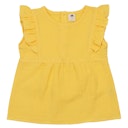 Vorschaubild Musselin Bluse mit Voläntchen gelb