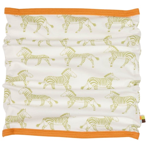 Schlauchschal leicht Zebra hellgrün