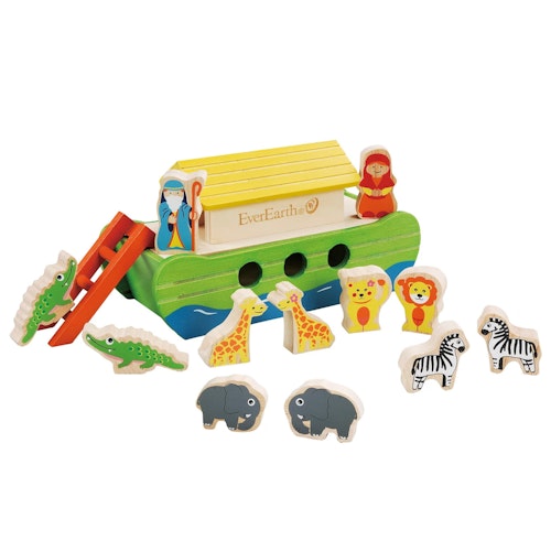 Kleine Arche Noah aus Holz ab 2 Jahren