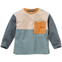 Anschmiegsames Langarmshirt Blockdesign