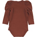 Vorschaubild Langarmbody Puffärmel Blumenprint