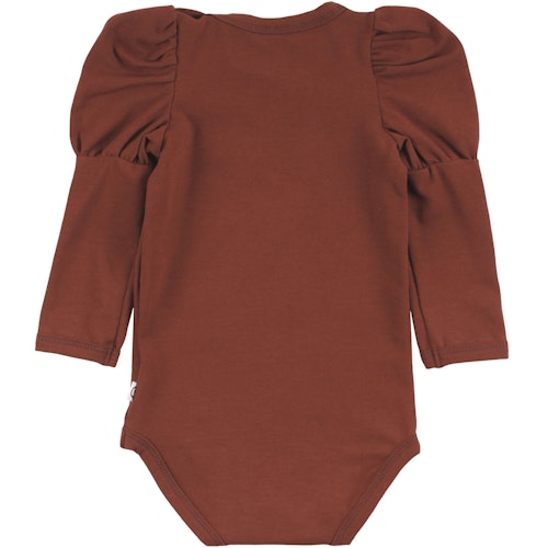 Langarmbody Puffärmel Blumenprint