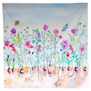 Vorschaubild Spieltuch Bio-Baumwolle Blumen 100 x 100 cm