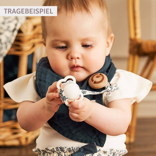 Kurzarmbody Puffärmelchen elastischer Kopfbereich