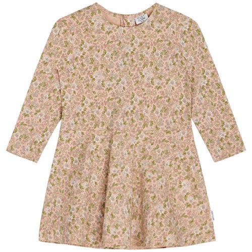 Leichtes Blumen Kleid Reißverschluss
