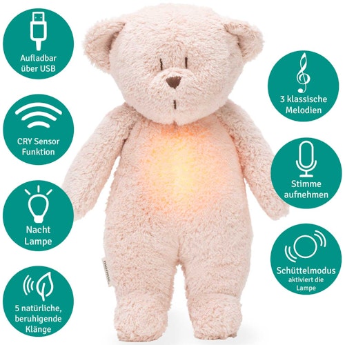Der Bio-Summbär mit Lampe rosa