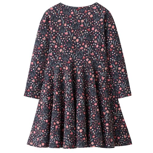 Kleid People Wear Organic langarm Motiv