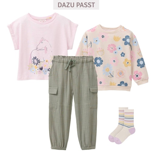 Weiches T-Shirt Blumenprint