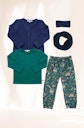 Vorschaubild Webhose Jerseyfutter Blumen