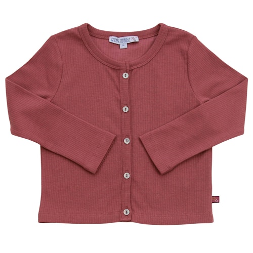 Leichter Ripp-Jersey Cardigan